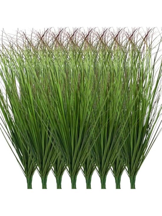 Other - Artificial Grass Plants Faux Greenery Outdoor UV Resistant Home Decor Set